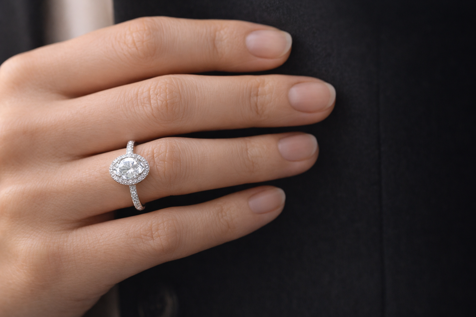 Halo Moissanite Rings NZ