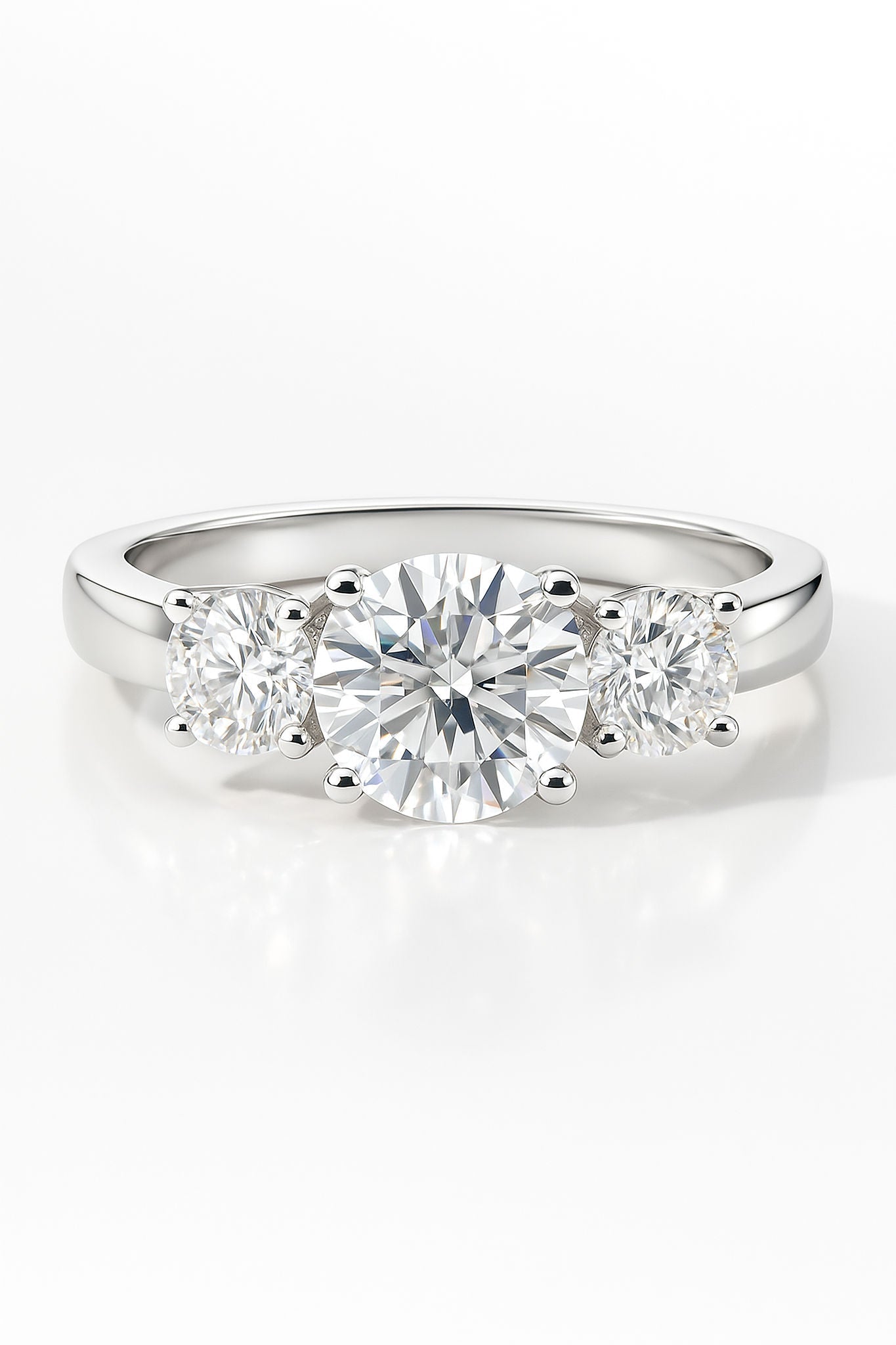 Custom Moissanite Rings NZ with Engraving