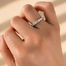 Full Eternity Moissanite Ring