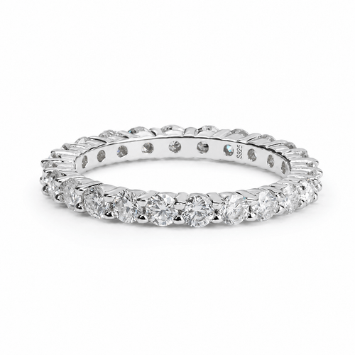Full Eternity Moissanite Ring