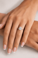 2.5 Carat Oval Cut Moissanite Ring