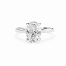 2.5 Carat Oval Cut Moissanite Ring