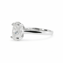 2.5 Carat Oval Cut Moissanite Ring