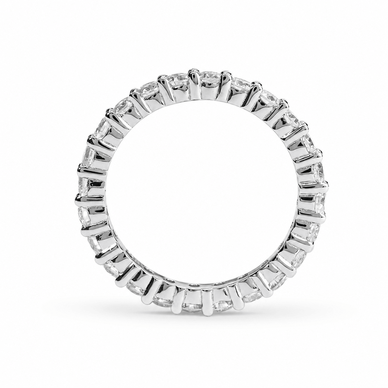 Full Eternity Moissanite Ring