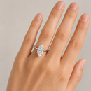 3 Carat Marquise Moissanite Ring