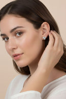 Cluster Moissanite Studs
