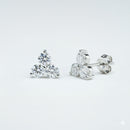 Cluster Moissanite Studs