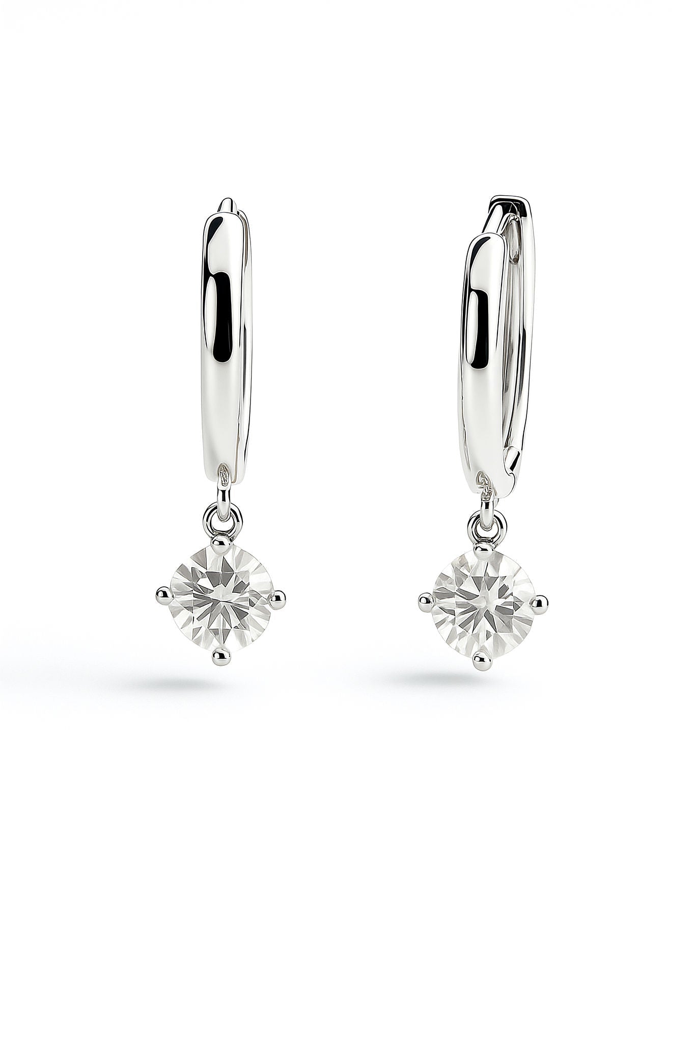 Everyday Moissanite Hoop