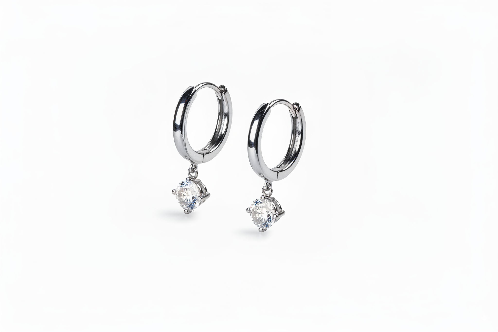 Everyday Moissanite Hoop