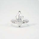 3 Carat Marquise Moissanite Ring