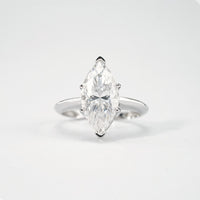 3 Carat Marquise Moissanite Ring