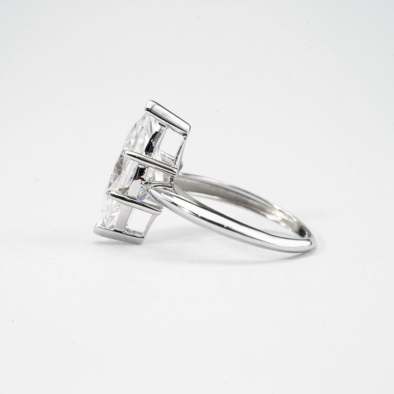 3 Carat Marquise Moissanite Ring