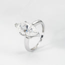3 Carat Marquise Moissanite Ring