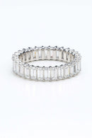 Moissanite Baguette Ring 5