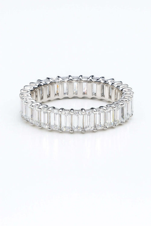 Moissanite Baguette Ring 5