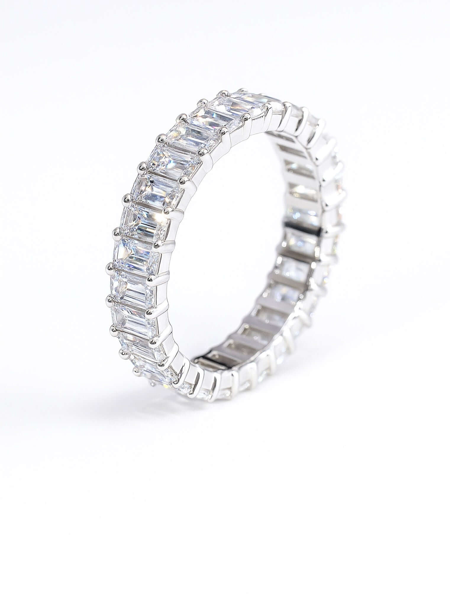 Moissanite Baguette Ring 5