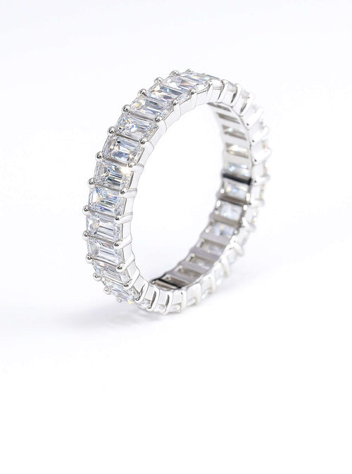 Moissanite Baguette Ring 5