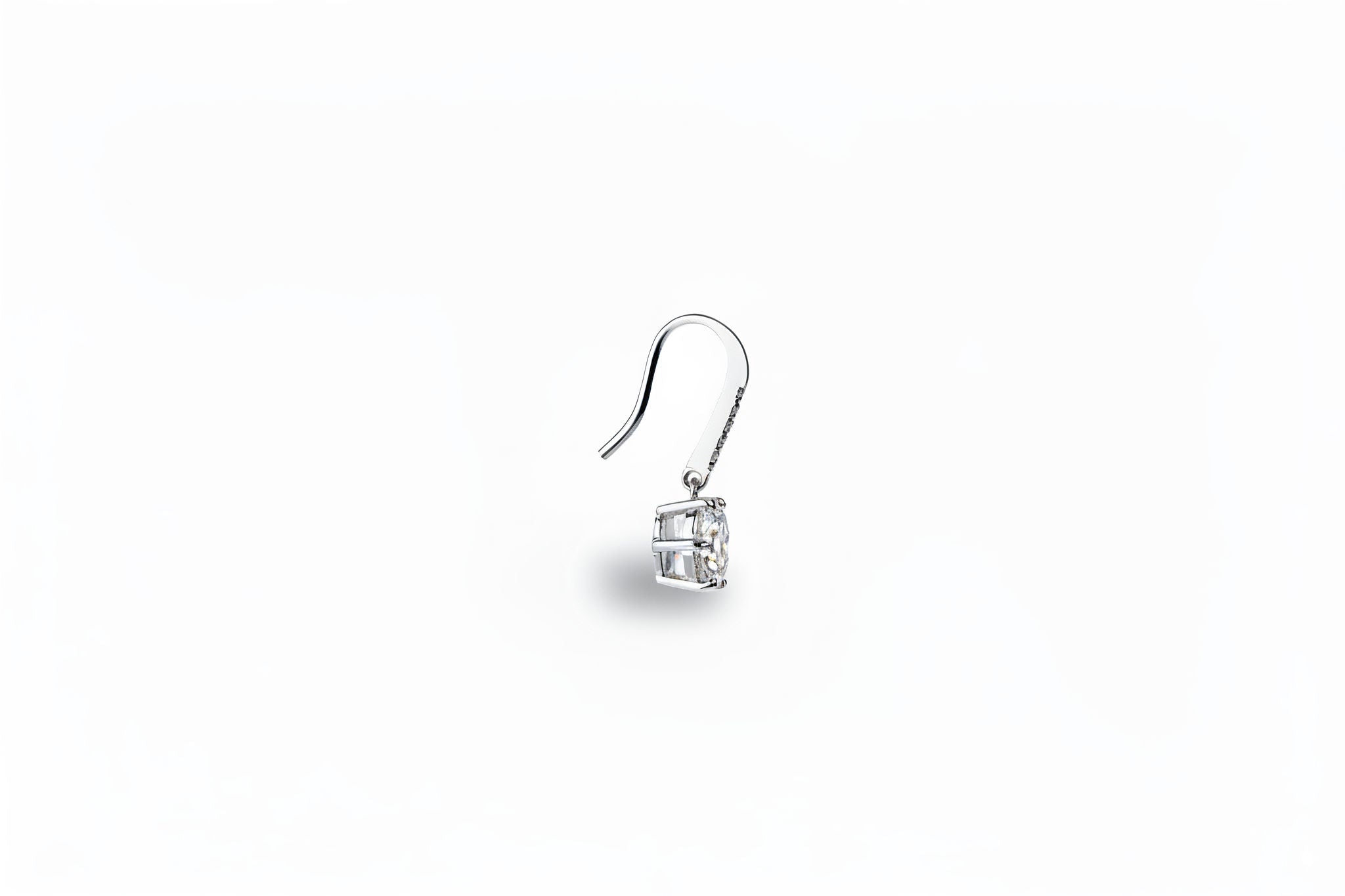 Moissanite Pavé Drop