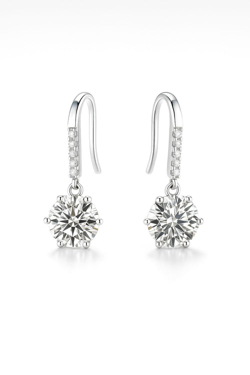Moissanite Pavé Drop