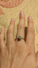 1 Carat Classic Moissanite Solitaire Ring