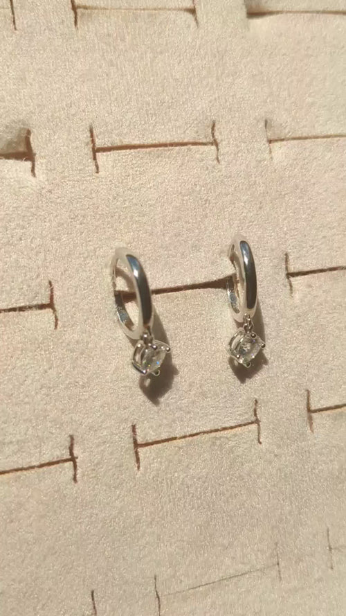 Everyday Moissanite Hoop