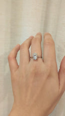 2.5 Carat Oval Cut Moissanite Ring