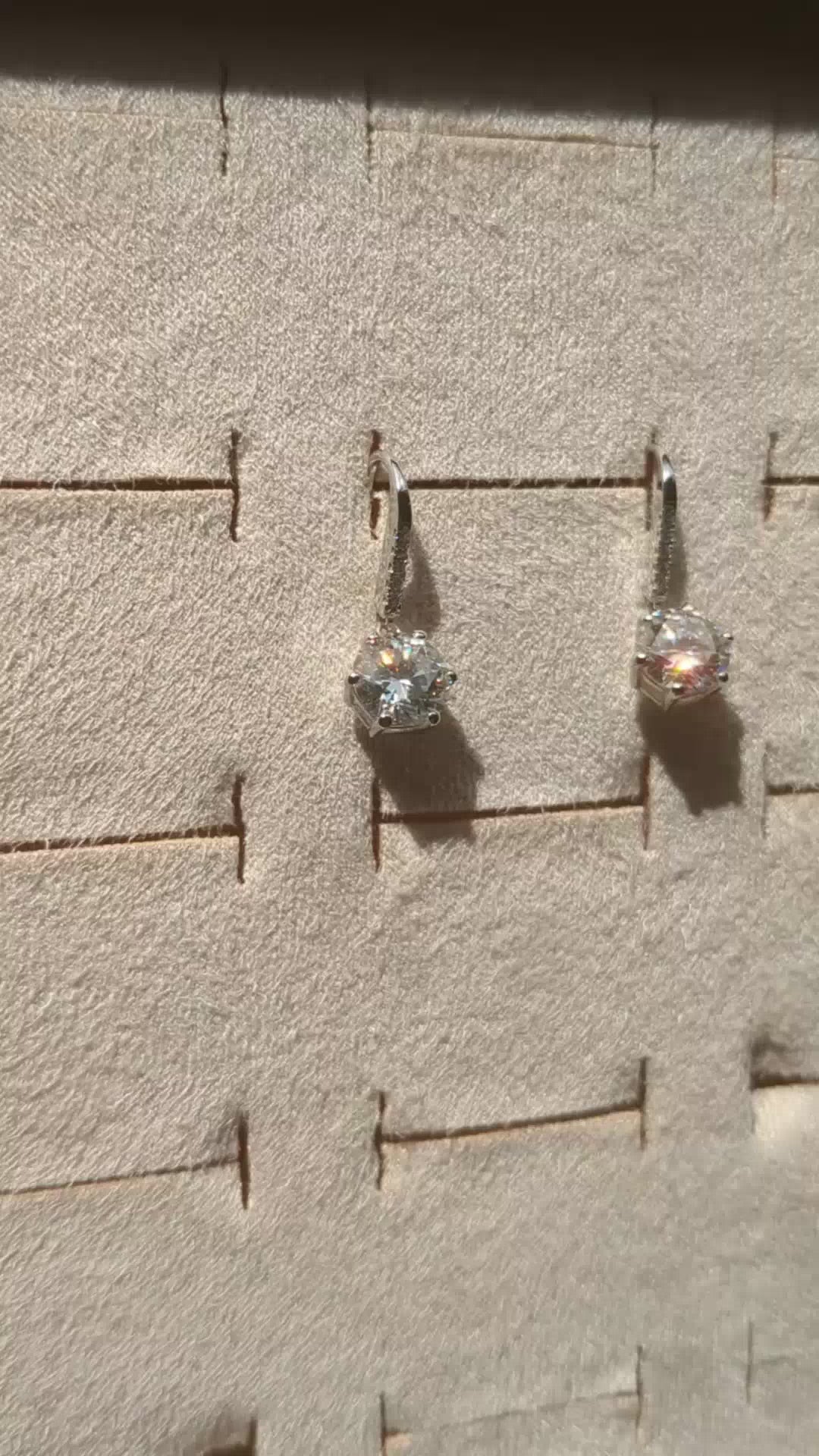 Moissanite Pavé Drop