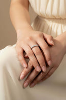 Seven Stones Moissanite Half Eternity Ring 5