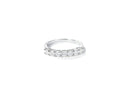 Seven Stones Moissanite Half Eternity Ring 5