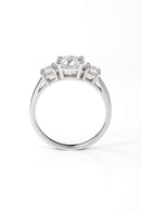 Three Stones Moissanite Ring 5
